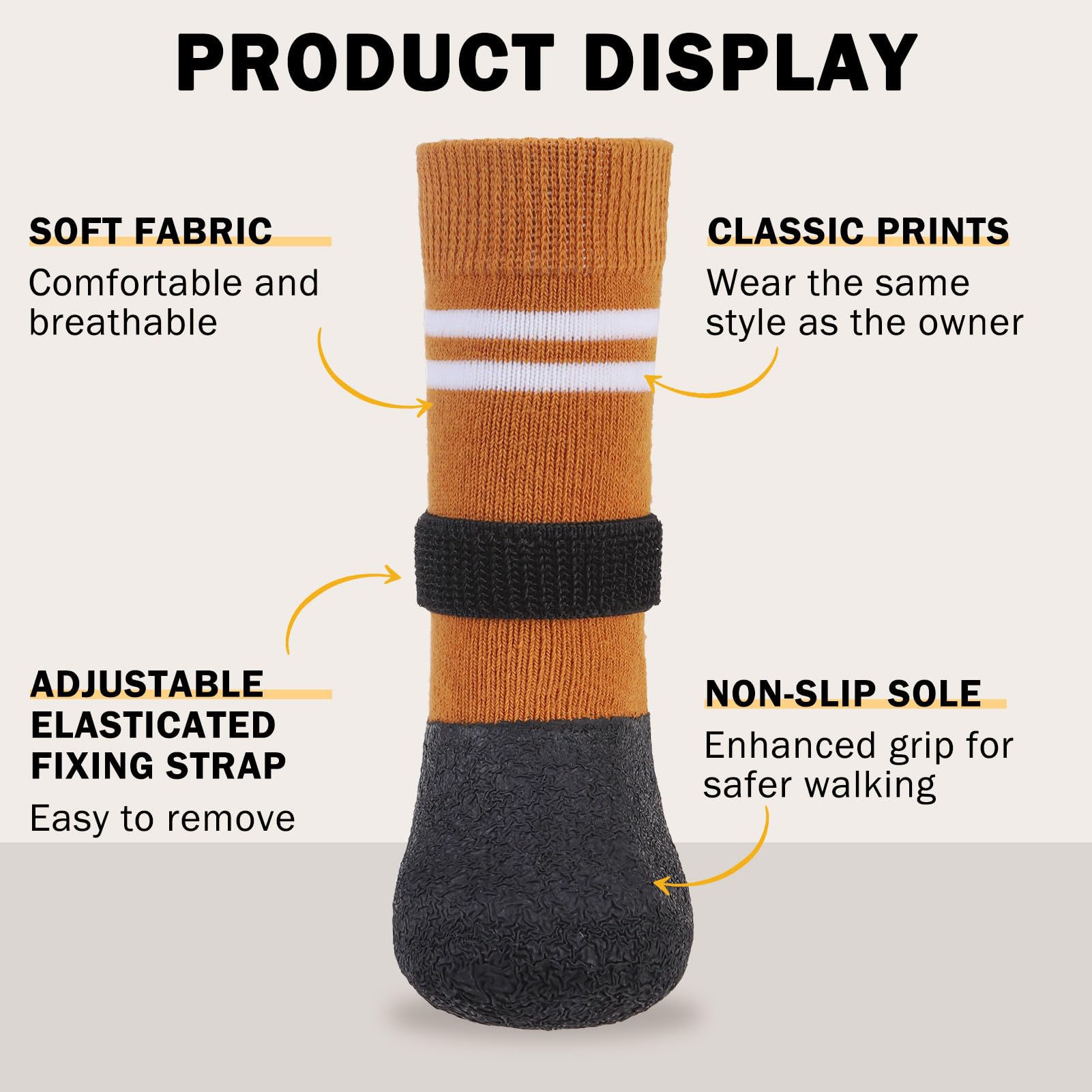 SCENEREAL protecciones para patas, agarre mejorado sobre suelos lisos para perros.