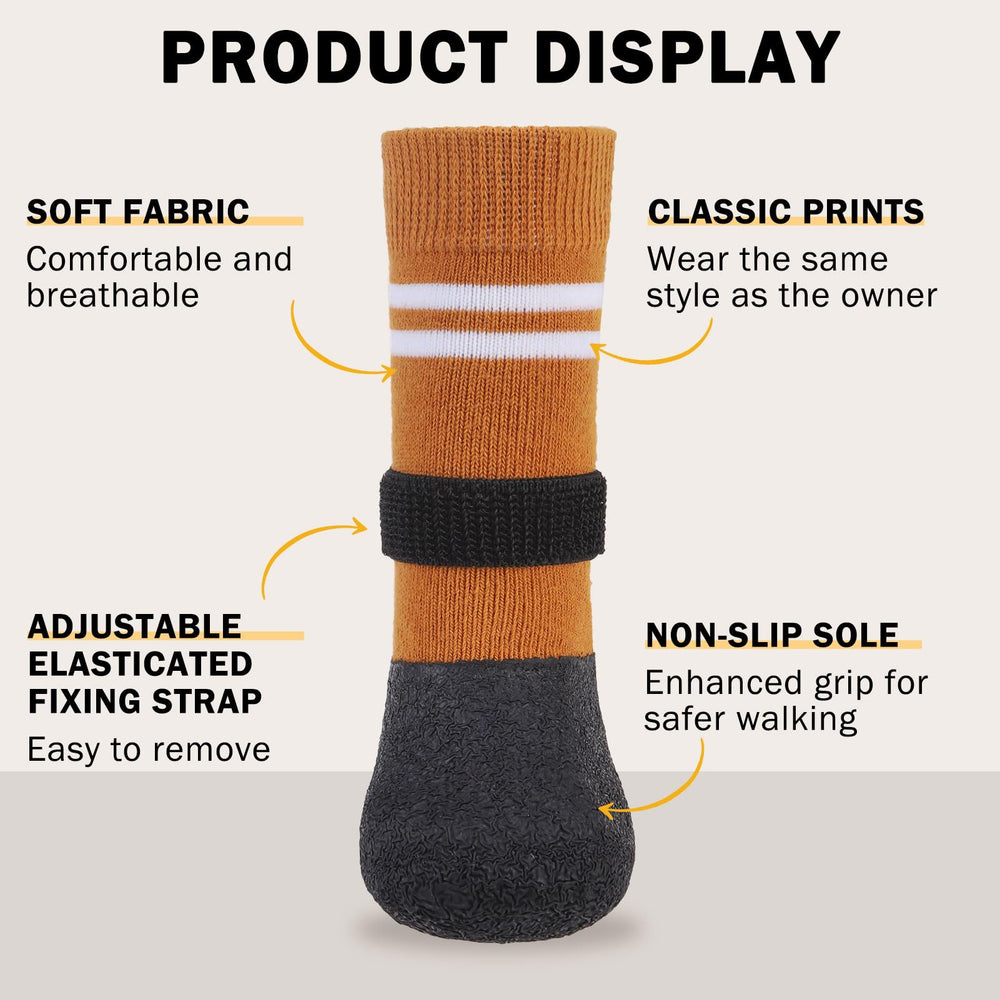 SCENEREAL protecciones para patas, agarre mejorado sobre suelos lisos para perros.
