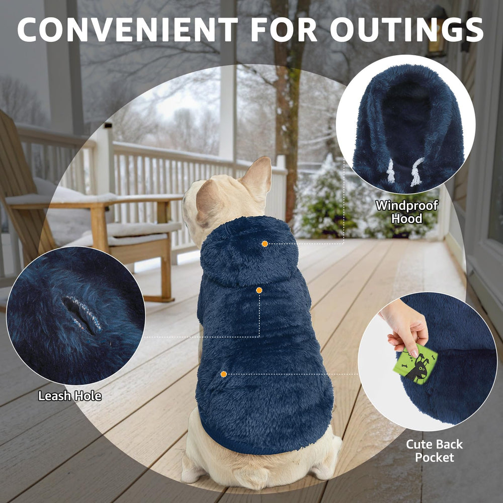 SCENEREAL sudadera canina en 7 colores para estilo diario.