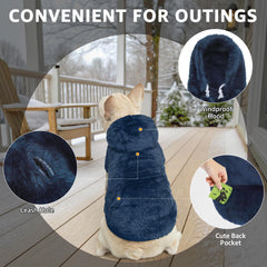 SCENEREAL sudadera canina en 7 colores para estilo diario.
