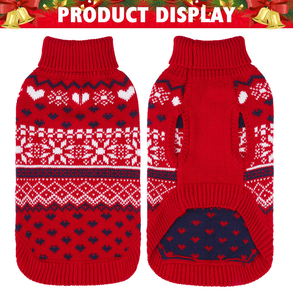 SCENEREAL suéter para perro con diseño argyle para un estilo festivo