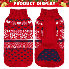 SCENEREAL suéter para perro con diseño argyle para un estilo festivo
