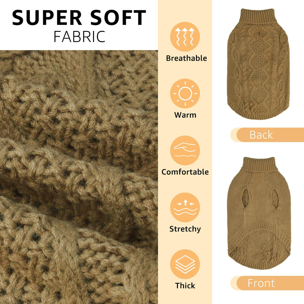 SCENEREAL suéter de punto para perro pequeño, diseño ligero para el hogar
