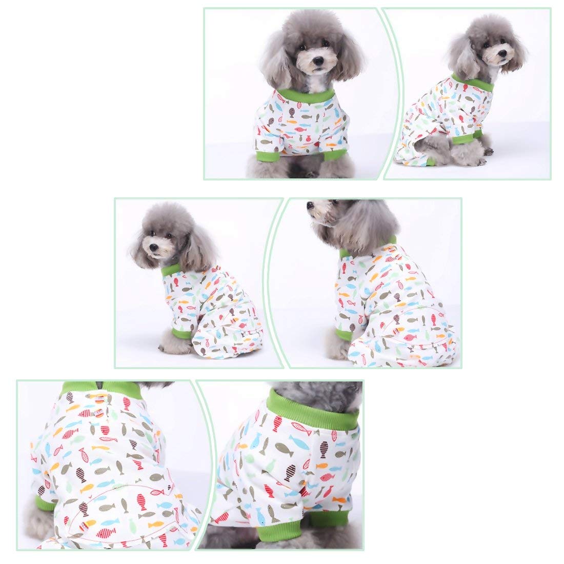 Scheppend pijama para mascotas, ajuste cuello-pecho cómodo.