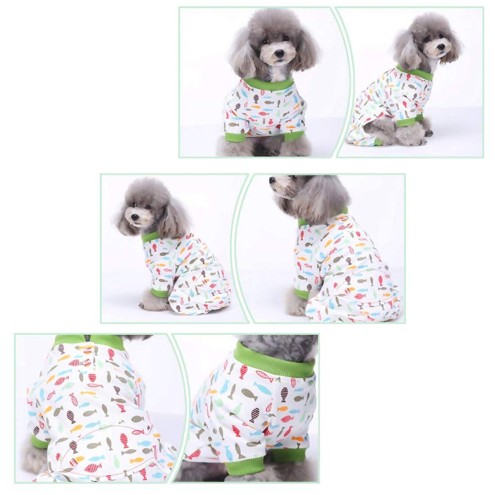 Scheppend pijama para mascotas, ajuste cuello-pecho cómodo.