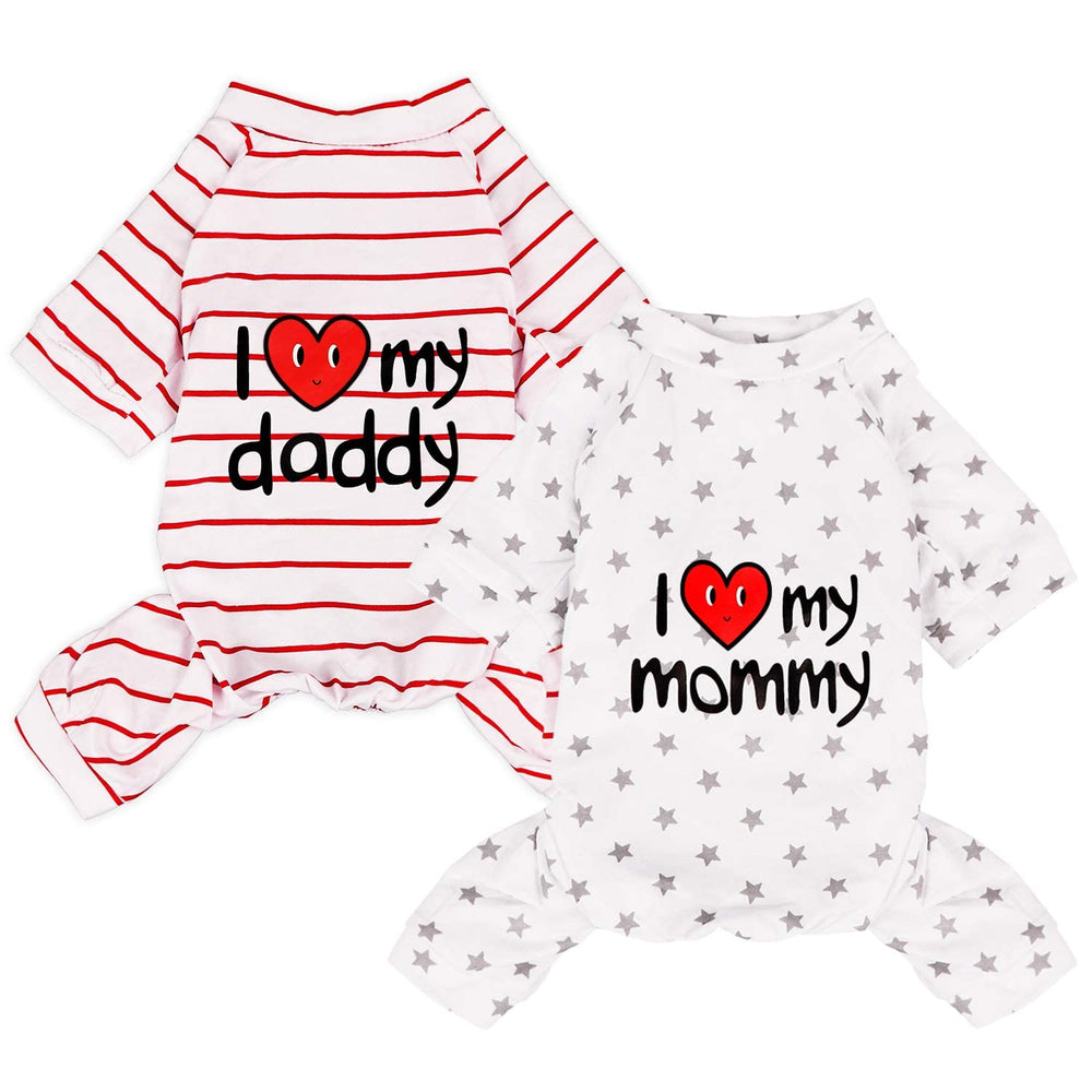 Pijama Scheppend para perro de algodón XL (frente), suave y cómodo.