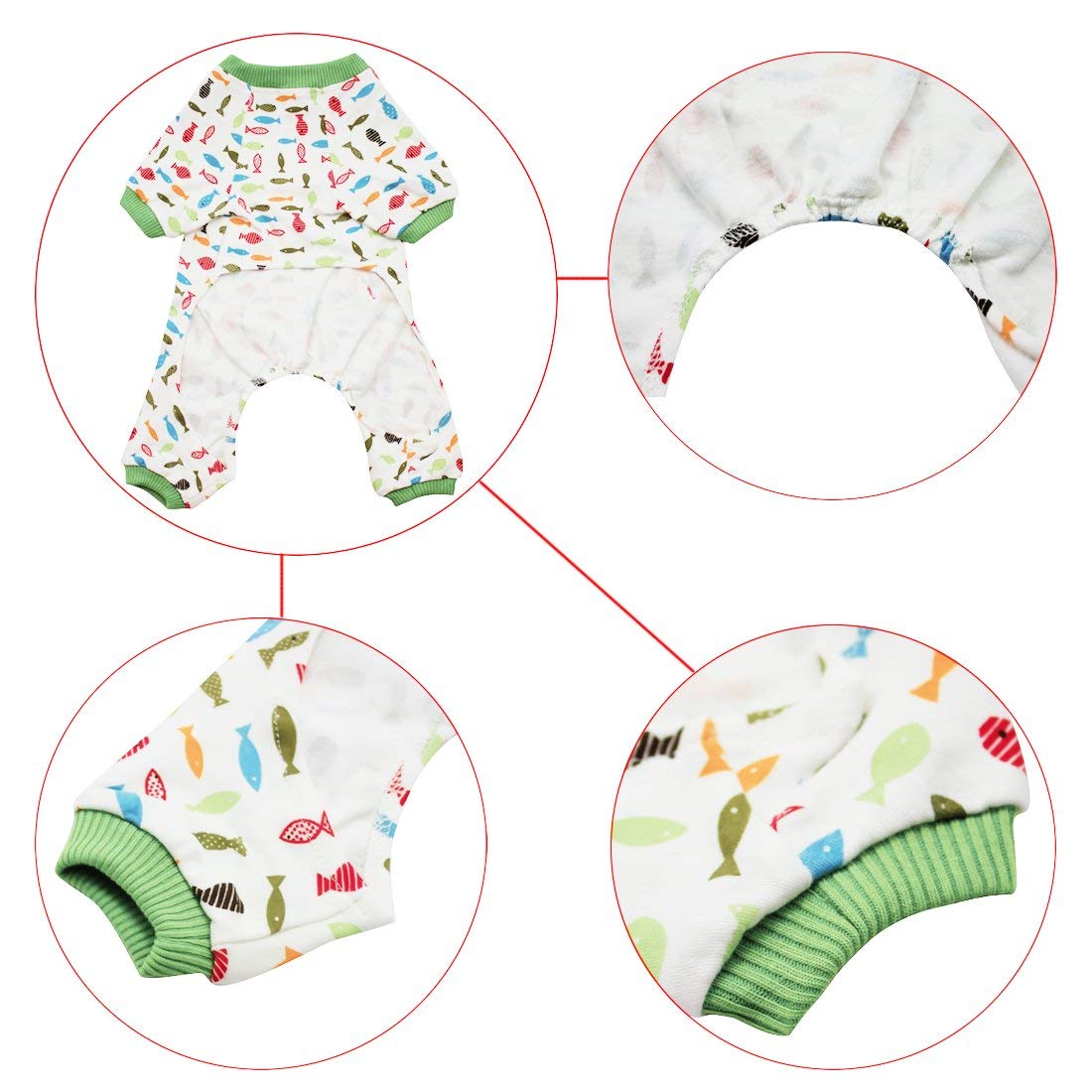 Scheppend pijama para perro XL - uso diario: fácil de poner