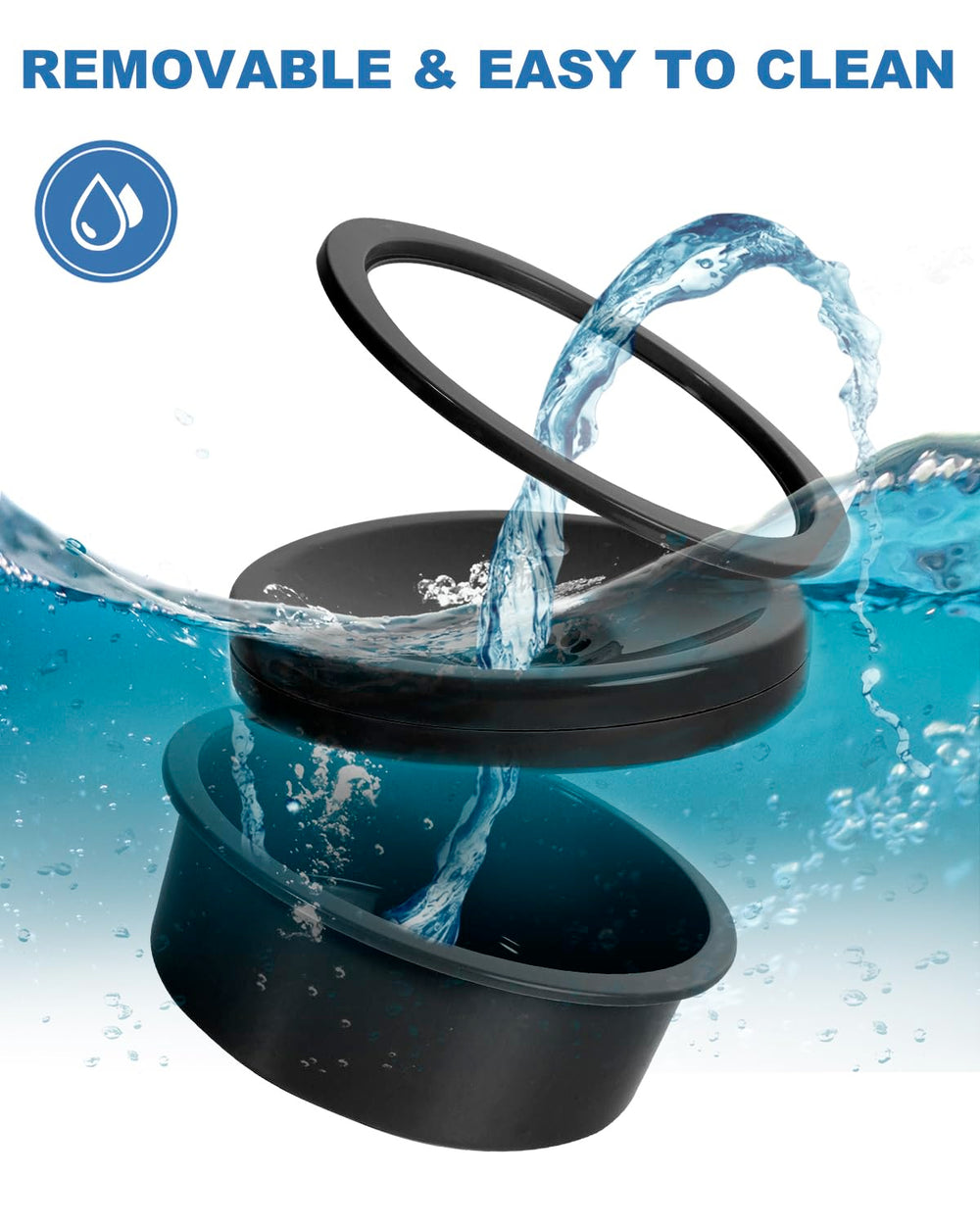Schitec diseño desmontable facilita la limpieza regular