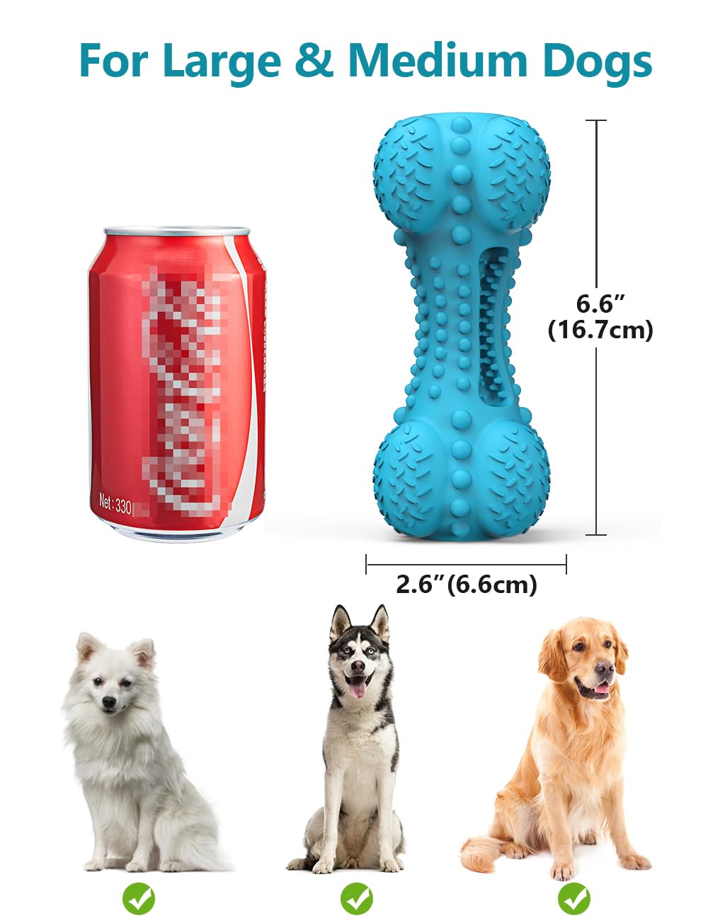 SCHITEC diseño de talla grande ideal para perros grandes