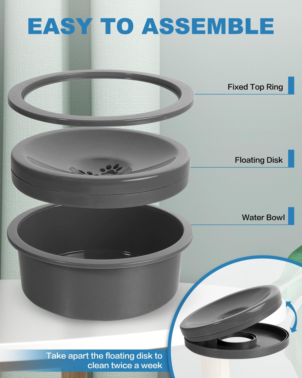 Schitec material PP apto para alimentos, seguro y fácil de limpiar.