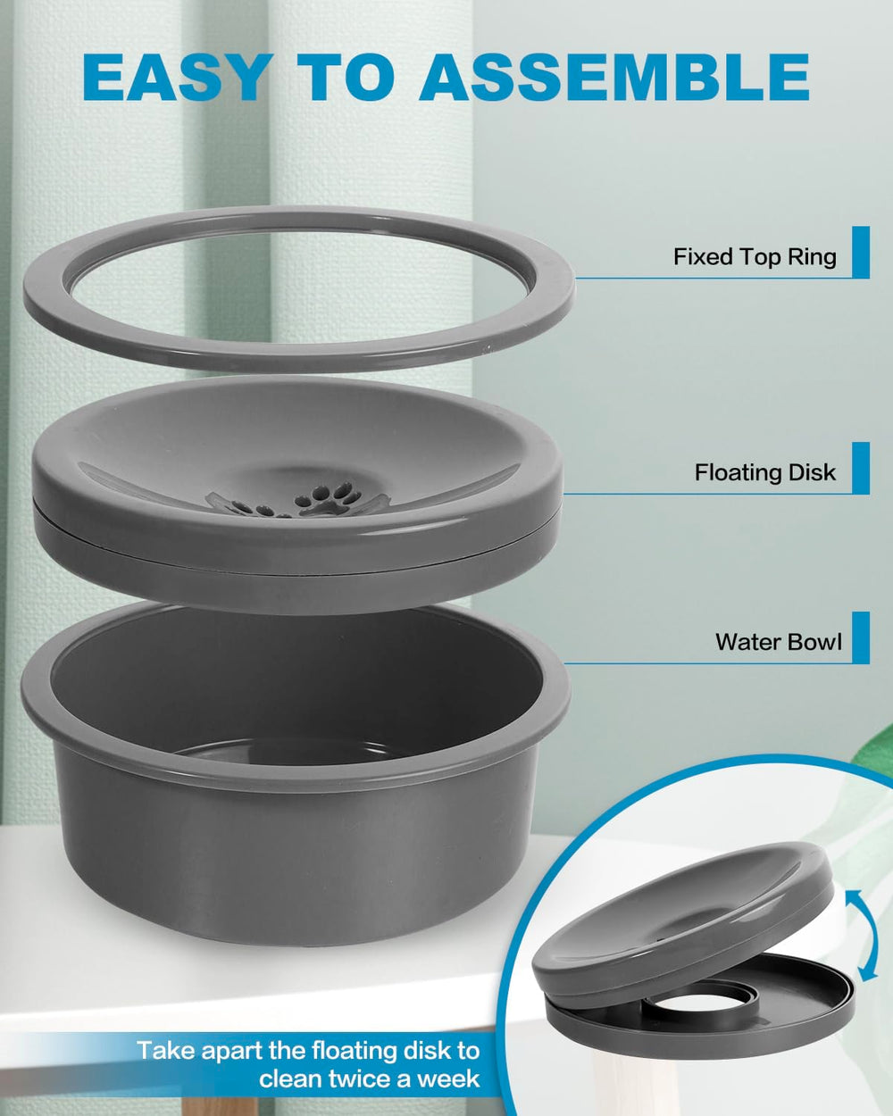 Schitec material PP apto para alimentos, seguro y fácil de limpiar.