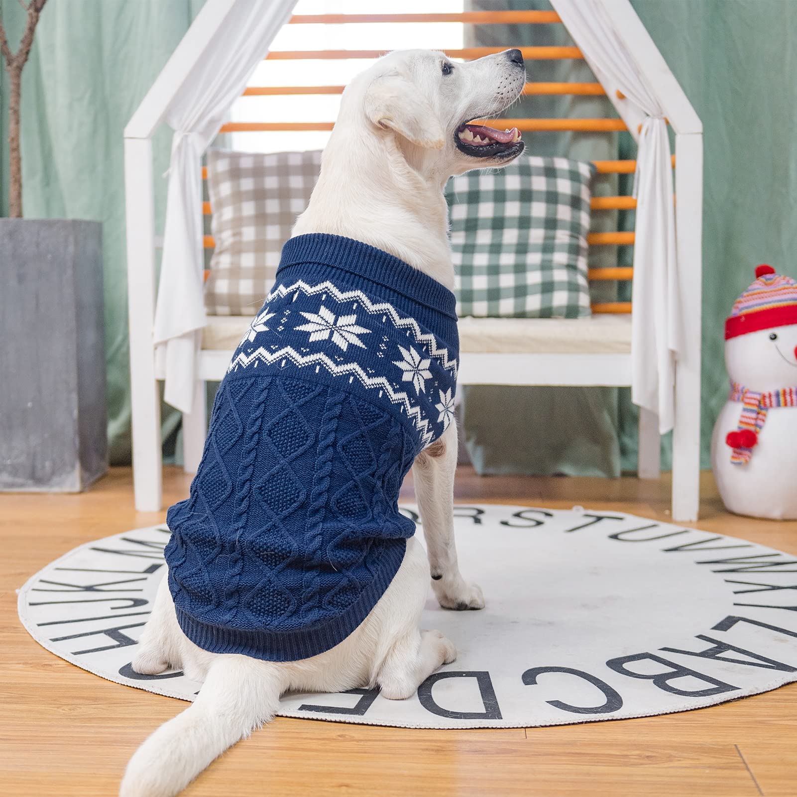 SCIROKKO suéter para perro, cuello elástico para ajuste cómodo