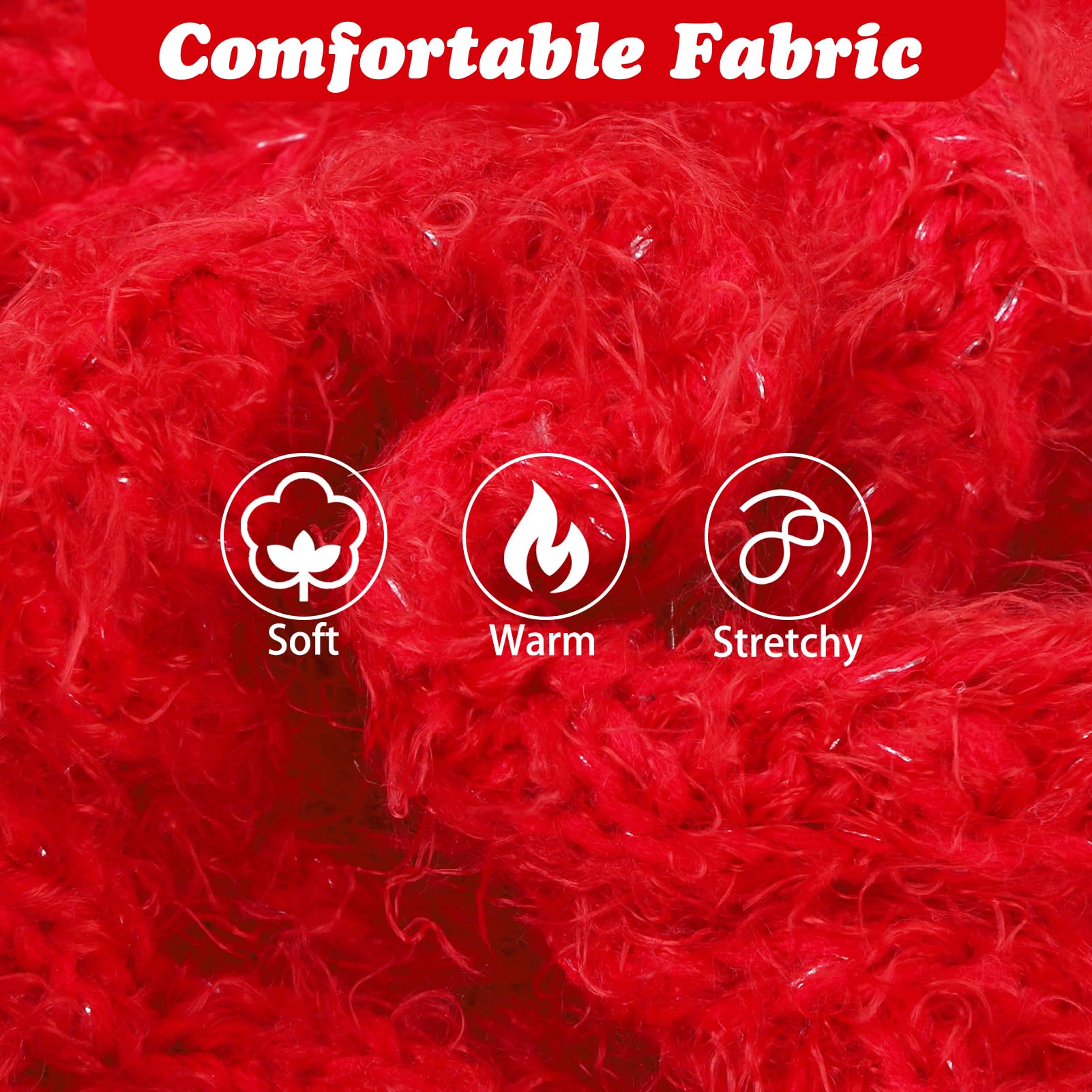 Tejido grueso tipo mohair que mantiene caliente a tu perro pequeño
