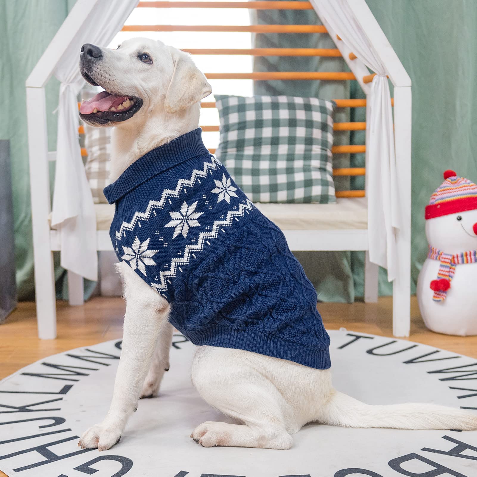 SCIROKKO suéter para perros, tejido acrílico suave y cálido.