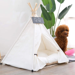 scnbom tipi para mascotas interior espacioso y acogedor