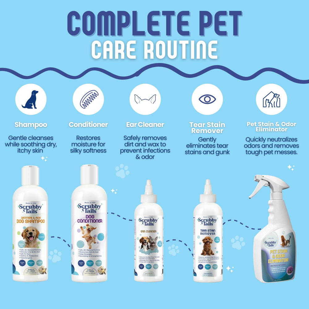 Scrubby Tails baño seguro para cachorros: fórmula sin irritantes