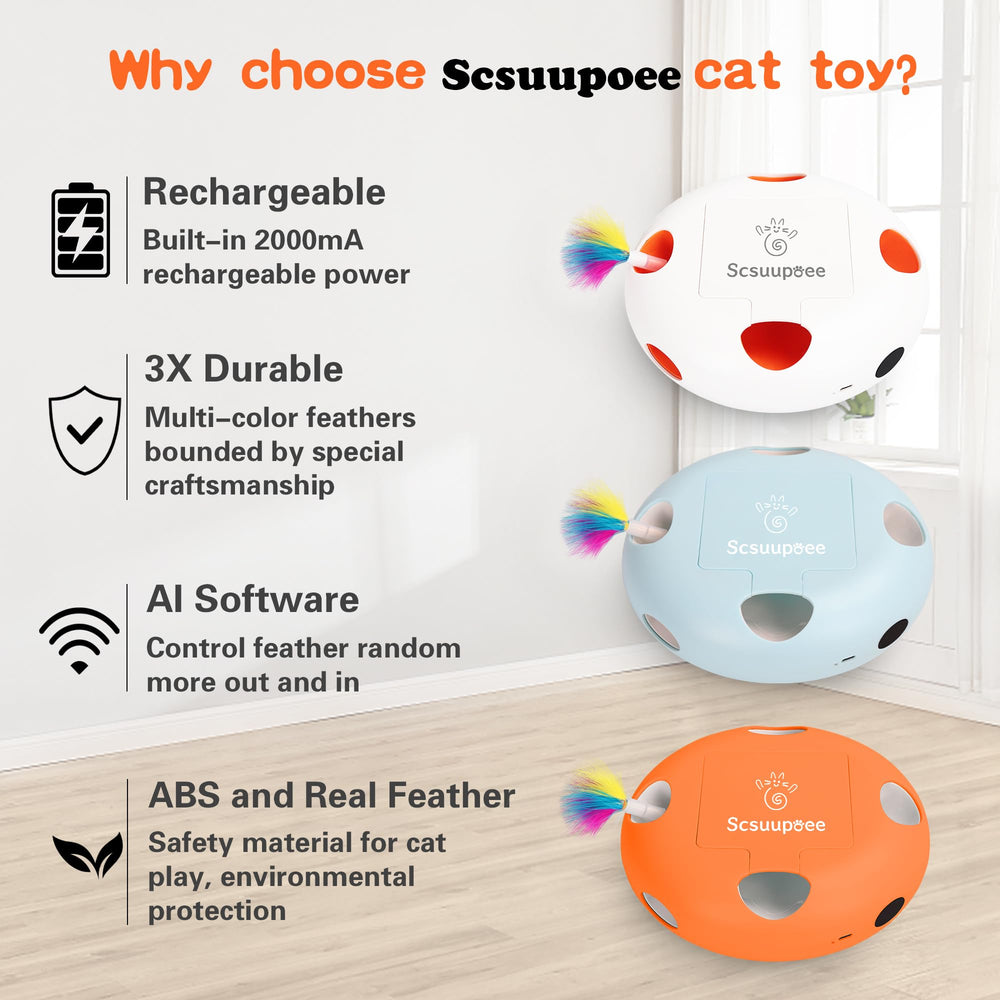 Sensor inteligente Scsuupoee detecta la presencia del gato.