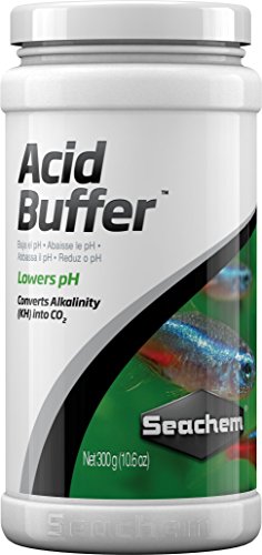 Seachem Acid Buffer para uso en acuarios, regula la alcalinidad