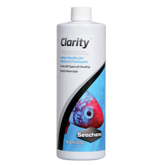Seachem Clarity, botella clarificador de agua para acuario, mejora la claridad.