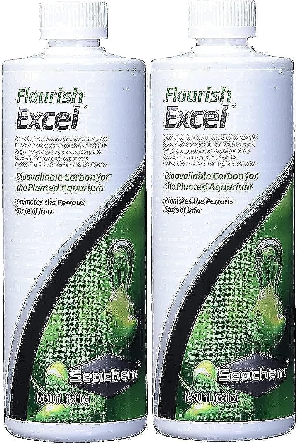 Seachem Flourish Excel, botella vertido, fuente de carbono para plantas de acuario.