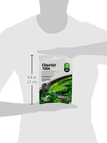 Nutrientes esenciales de Seachem Flourish Tabs para raíces vigorosas.