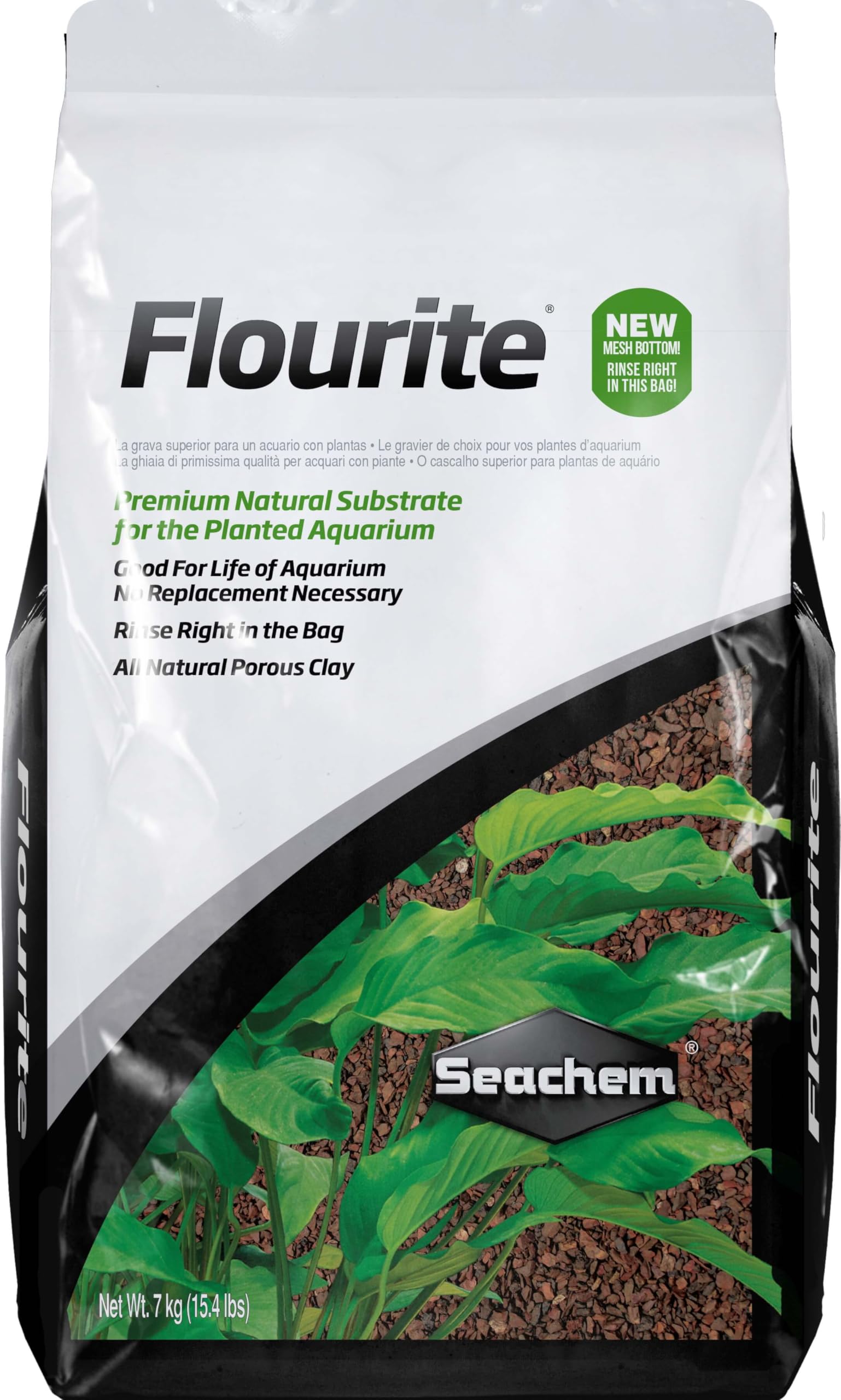 Seachem Flourite grava de arcilla porosa para acuarios plantados sin modificar el pH