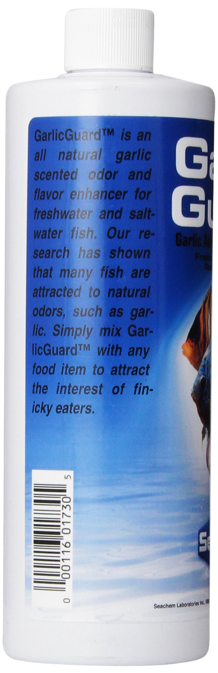 Seachem Garlic Guard, mezcla con alimento para mejorar la aceptación