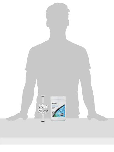 Seachem Matrix, adecuado para filtros de cartucho y otros sistemas, mejora la claridad del agua.