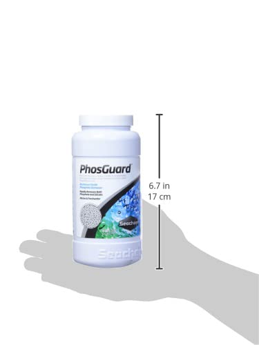 PhosGuard 500ml de Seachem empaque listo para compra.