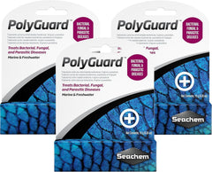 Seachem PolyGuard tres frascos de 10 g para tratamiento de acuarios