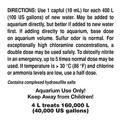 Seachem Prime dosificación 5 ml por 200 litros para cambios de agua