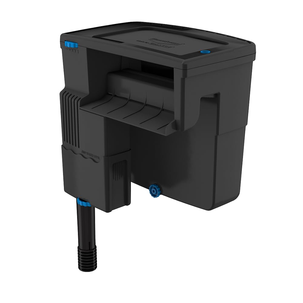 Seachem Tidal 75 galones, filtro para acuario, mejora la filtración mecánica y biológica.