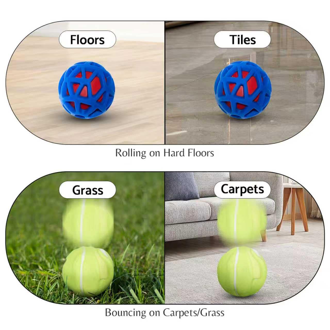 Seagi Pelota con cubiertas durables para mayor longevidad y variedad de juego.