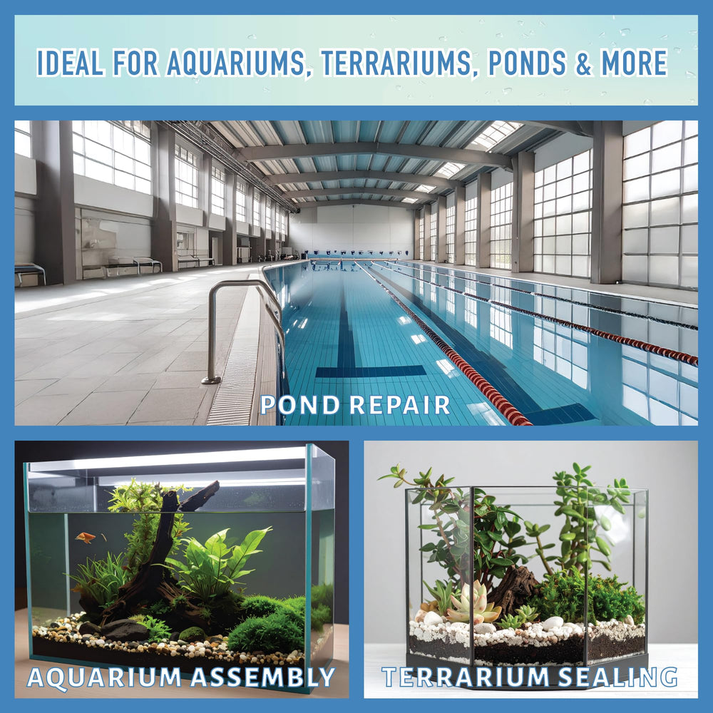 Seal/Fix: uso multipropósito para acuarios, terrarios y decoraciones.
