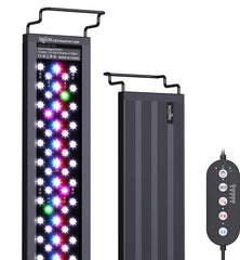 Luz SEAOURA para acuario de 30-36 pulgadas promueve crecimiento de plantas.