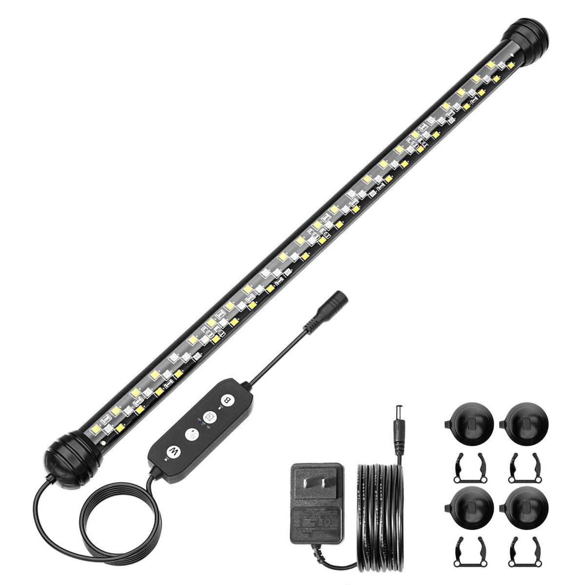 Seaoura luz acuario LED submersible con ventosas para fijación segura