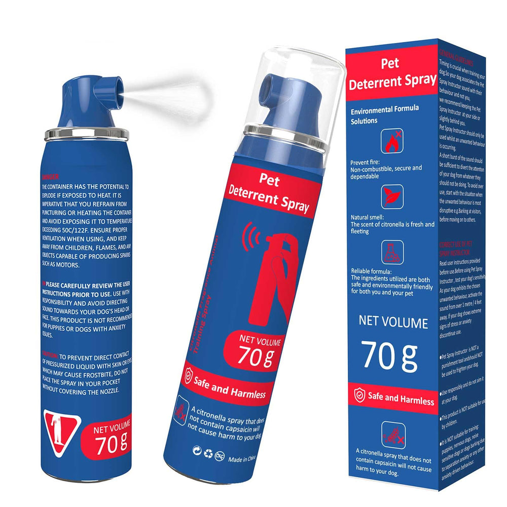 SeasonFit Corrector Spray para perros: botella de 75 ml lista para entrenamiento suave.