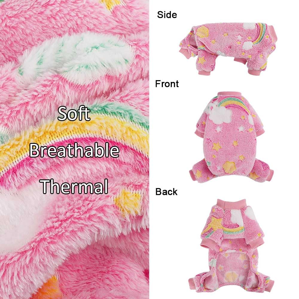 Pijama Sebaoyu con cuello alto para perros pequeños, diseño cómodo para noches frías.