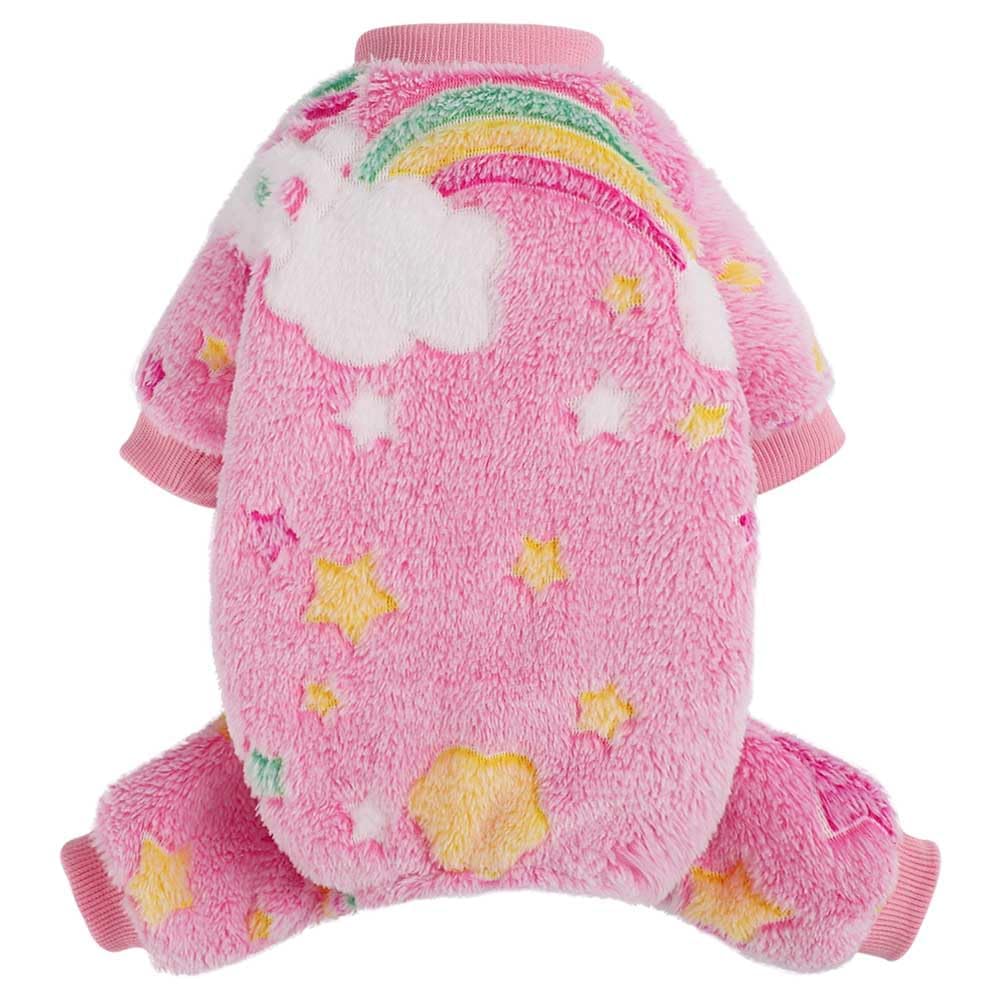 Pijama Sebaoyu en tallas XS-S para perros pequeños, cómodo para fotos de Navidad.