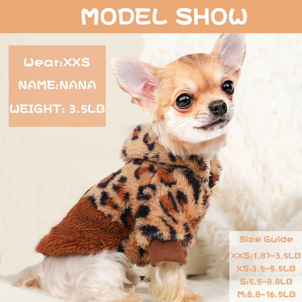 Sebaoyu sudadera invernal para perro pequeño, diseño cómodo y práctico