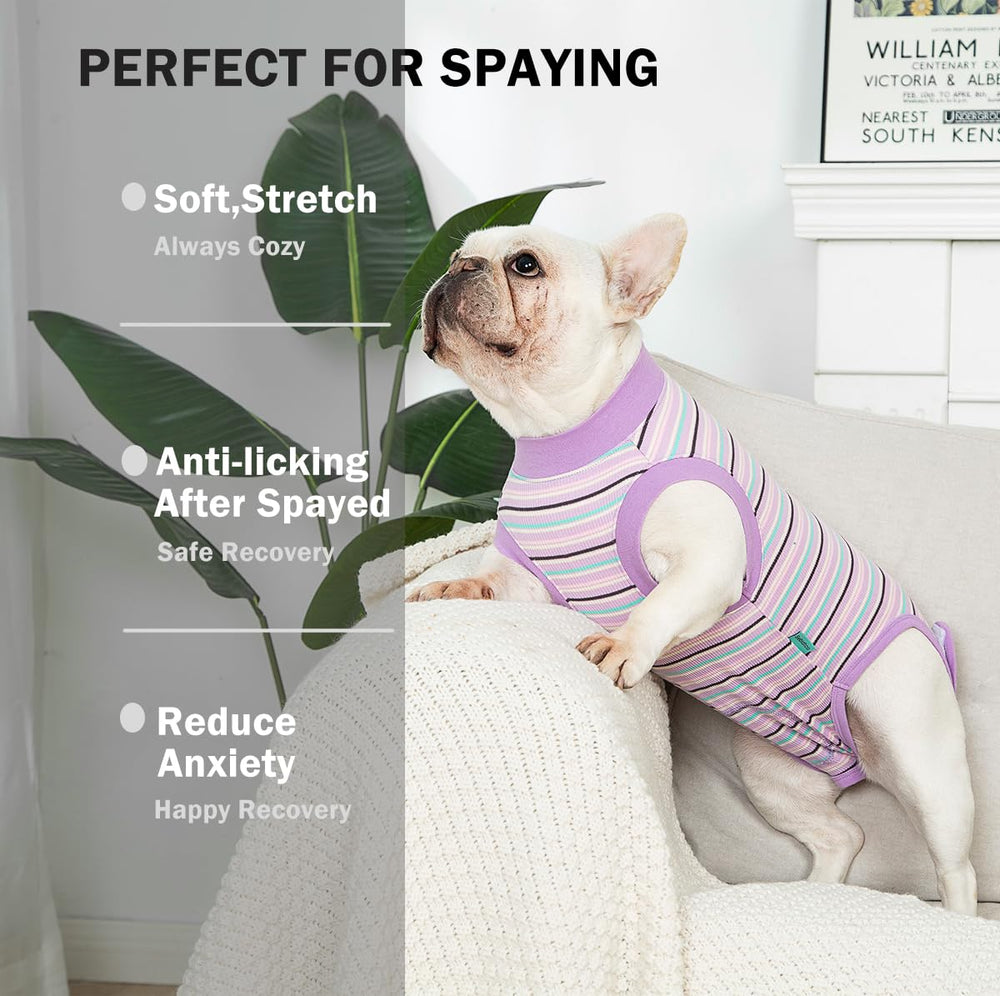 Sebidtco traje de recuperación para perros, lateral, permite movimiento cómodo tras cirugía.