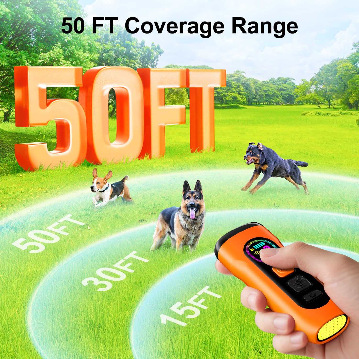 Sedulan Deterrente en uso exterior, solución práctica para entrenamiento al aire libre.