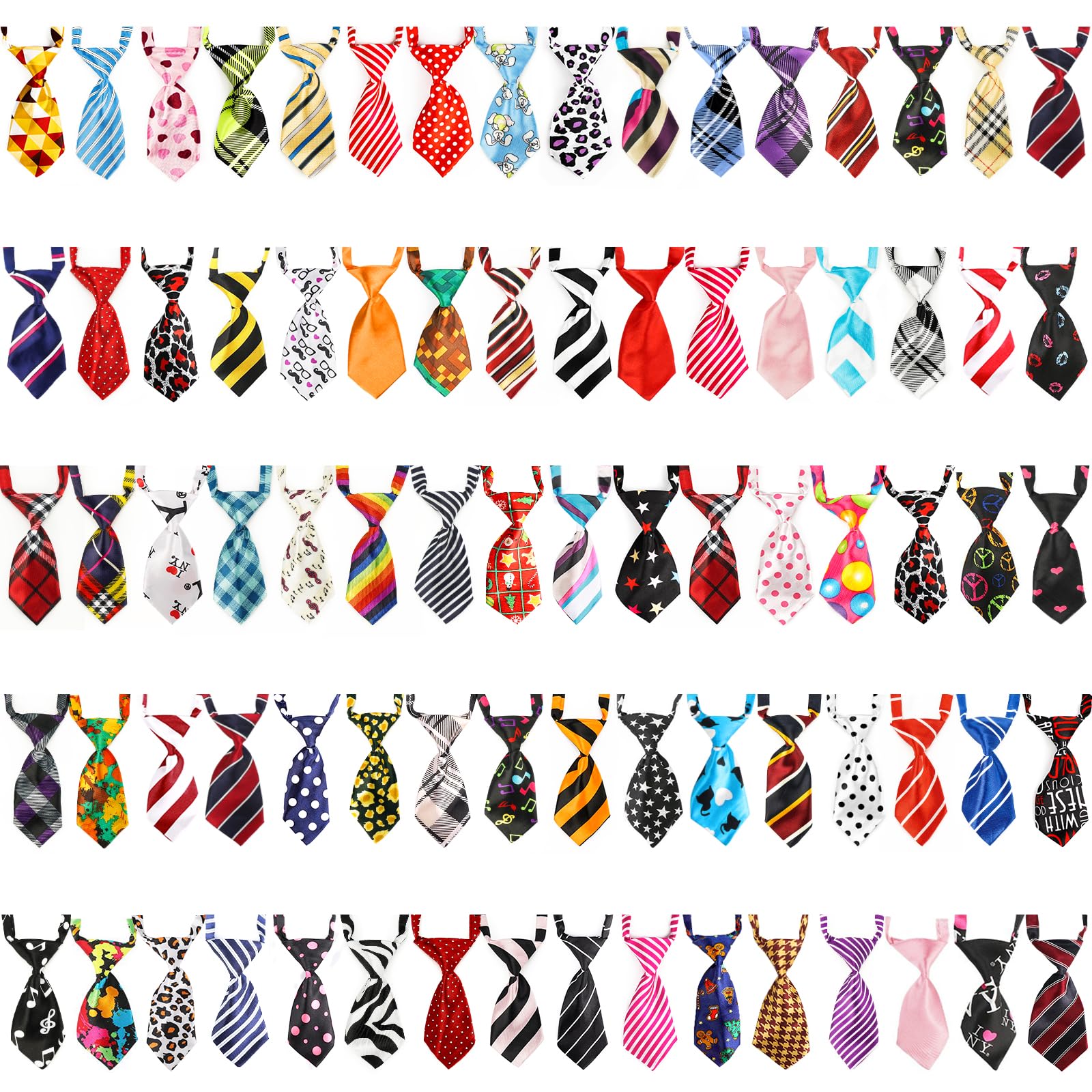 Segarty Lazos para perros y gatos: conjunto de 80 lazos, colores variados para cada ocasión.