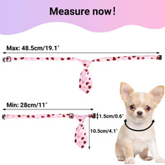 Segarty pajarita para perro pequeño ajustable, perfecta para paseos festivos.