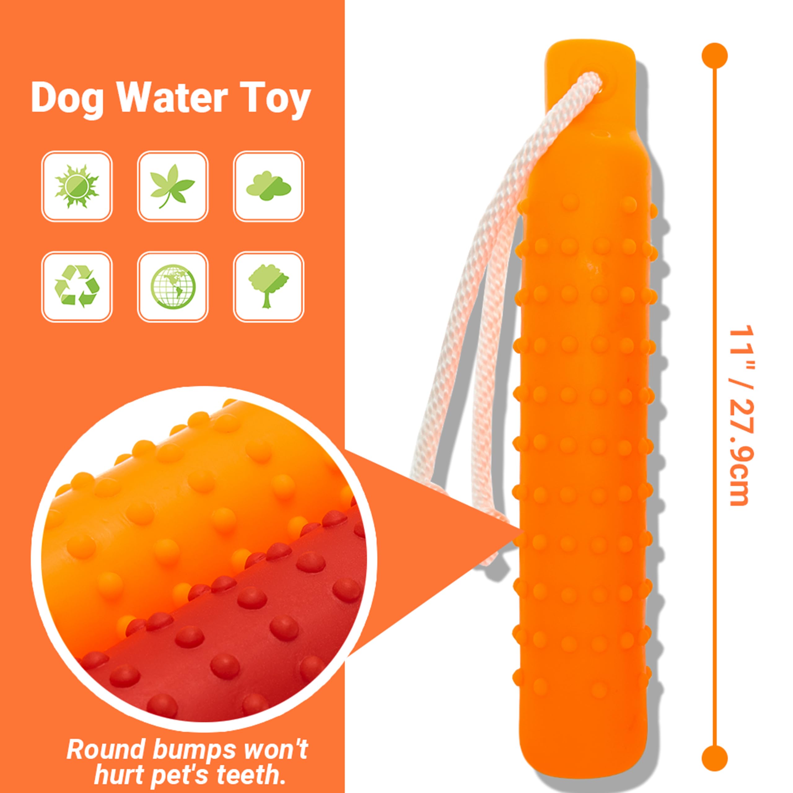 Segzwlor Juguete de Entrenamiento en Agua para Perro: fomenta ejercicio y recuperación.