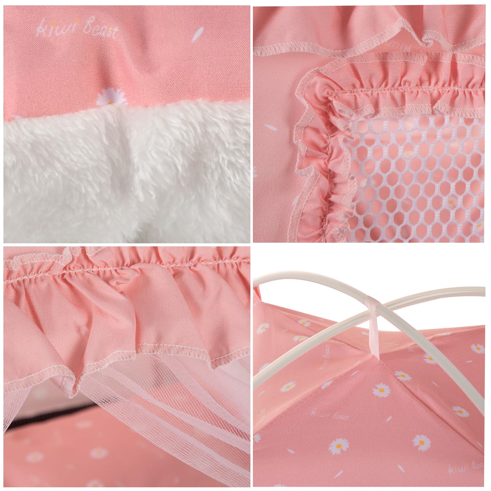 SEIMMIE Gato Princesa: lavable a máquina, mantenimiento fácil para mascotas.