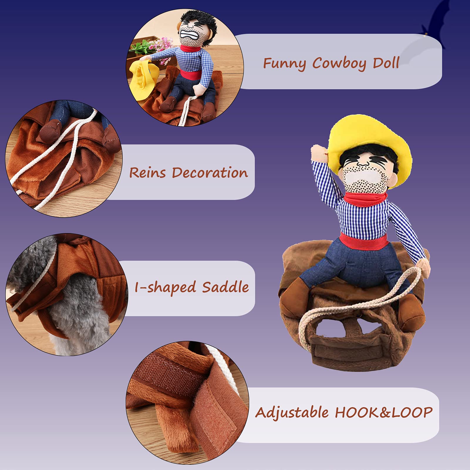 SEIS disfraz mascota velcro-ajuste facilita ponerse y ajustar