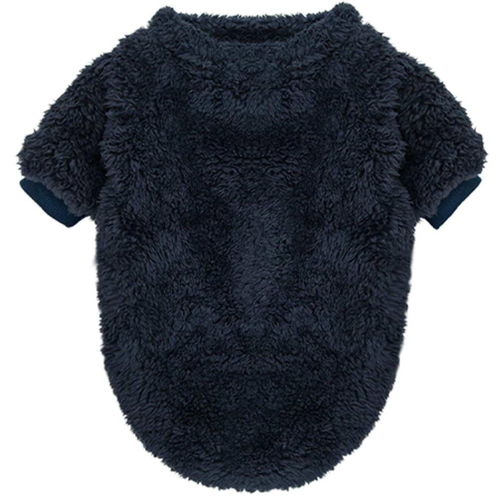 SEKUMDAN suéter para perro pequeño en azul oscuro, ideal para salidas