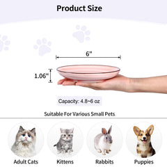 Cuenco Selamica para gatos con diseño espiral interior y colores vibrantes.