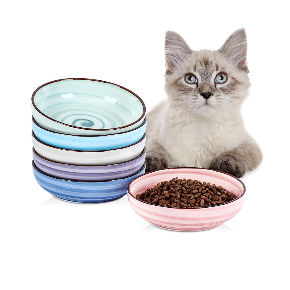 Tazón Selamica para gatos con diseño amplio que facilita la alimentación